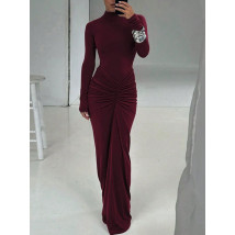 Vínové elegantní šaty-314327-012