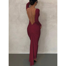Vínové elegantní šaty-314332-014