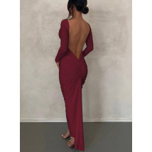 Vínové elegantní šaty-314332-014