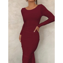 Vínové elegantní šaty-314332-014