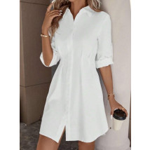 Bílé košilové šaty-302026-02