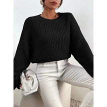 Krátký černý svetr-279759-012