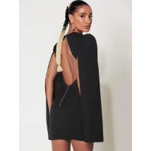 Černé elegantní šaty s odhalenými zády-270848-05