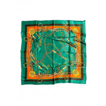 Zelený vzorovaný saténový šátek-270913-016
