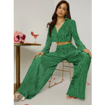 Zelené plisované kalhoty-271587-04