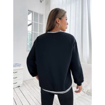Černá oversize mikina-276535-011