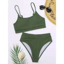 Olivově-zelené dvoudílné plavky-282961-029