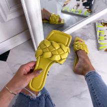 Žluté stylové pantofle-241194-08
