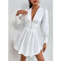 Bílé šaty s dlouhým rukávem-269425-06