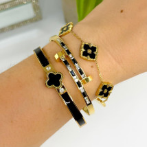 Dámský ocelový náramek-321587-016