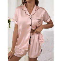Růžové saténové pyžamo-281378-03