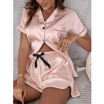 Růžové saténové pyžamo-281378-03