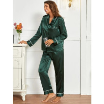 Dámské saténové pyžamo-281329-02