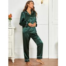 Dámské saténové pyžamo-281329-02
