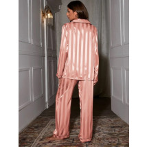 Růžové saténové pyžamo-281352-021