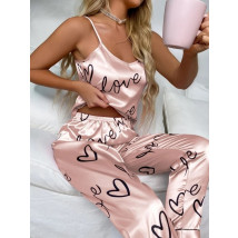 Růžové saténové pyžamo-281434-05