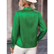 Zelená saténová halenka-281692-04