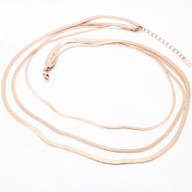 Ocelový náhrdelník vrstvený-321805-019