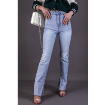 Rovné stylové džíny s vysokým pásem-265531-06