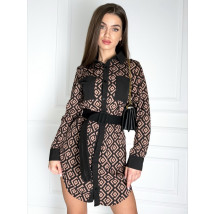 Hnědé vzorované šaty-297372-03