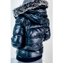 Černá bunda s kapucí-254090-04