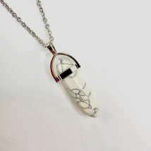 Ocelový náhrdelník s křišťálem-319425-05