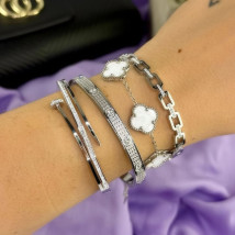 Dámský ocelový náramek-321967-030