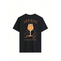 Černé tričko APEROL-318828-01