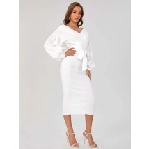 Bílé pouzdrové šaty-283000-019