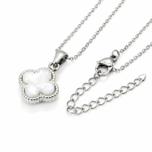 Dámský ocelový náhrdelník s přívěskem-318215-03