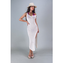Bílé plážové šaty s rozparkem-269759-02