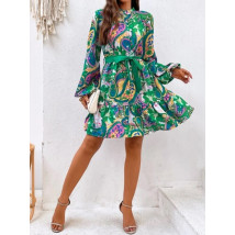 Dámské oversize zelené šaty-282979-010