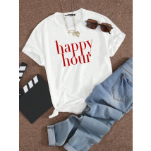 Bílé tričko HAPPY HOUR-316570-01