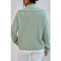 Zelený pletený svetr-289661-08