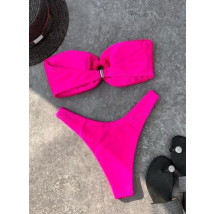 Dvoudílné růžové plavky-302707-01