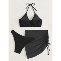 Černé dvoudílné plavky se sukní-302668-03