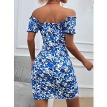 Modré šaty se vzorem-302664-01