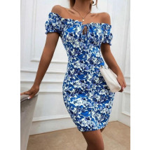Modré šaty se vzorem-302664-01