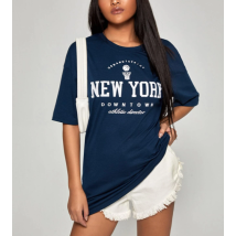 Tmavě modré tričko NEW YORK-280653-01
