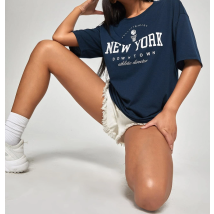 Tmavě modré tričko NEW YORK-280653-01