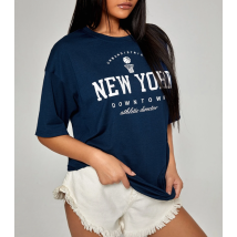 Tmavě modré tričko NEW YORK-280653-01