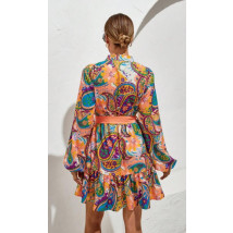 BAREVNÉ KVĚTOVANÉ ŠATY-290365-02