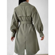 Zelený dlouhý kabát-291466-08