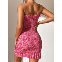 Růžové krátké šaty-302853-03