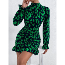 Modro-zelené šaty se vzorem-280718-01