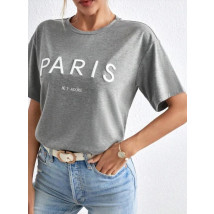 Šedé tričko PARIS-293117-05