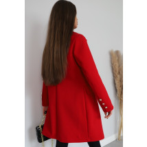 Červený kabát s knoflíky-257092-010