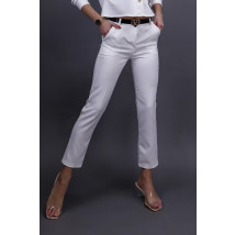 Bílé elegantní kalhoty-261672-07
