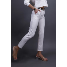 Bílé elegantní kalhoty-261672-07