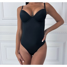 Černé stahovací body-304600-08